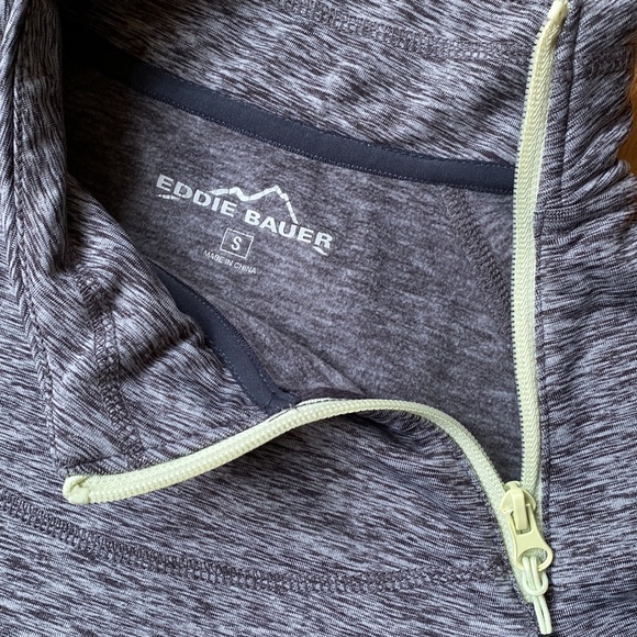 New - Eddie Bauer - womens small - Gray pull-over - Picture 3 of 4